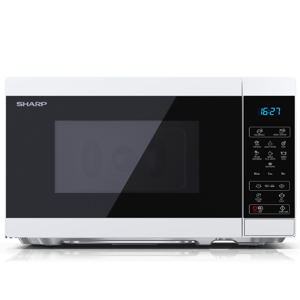 Fristående Mikrovågsugn Sharp YC-MS02E-W