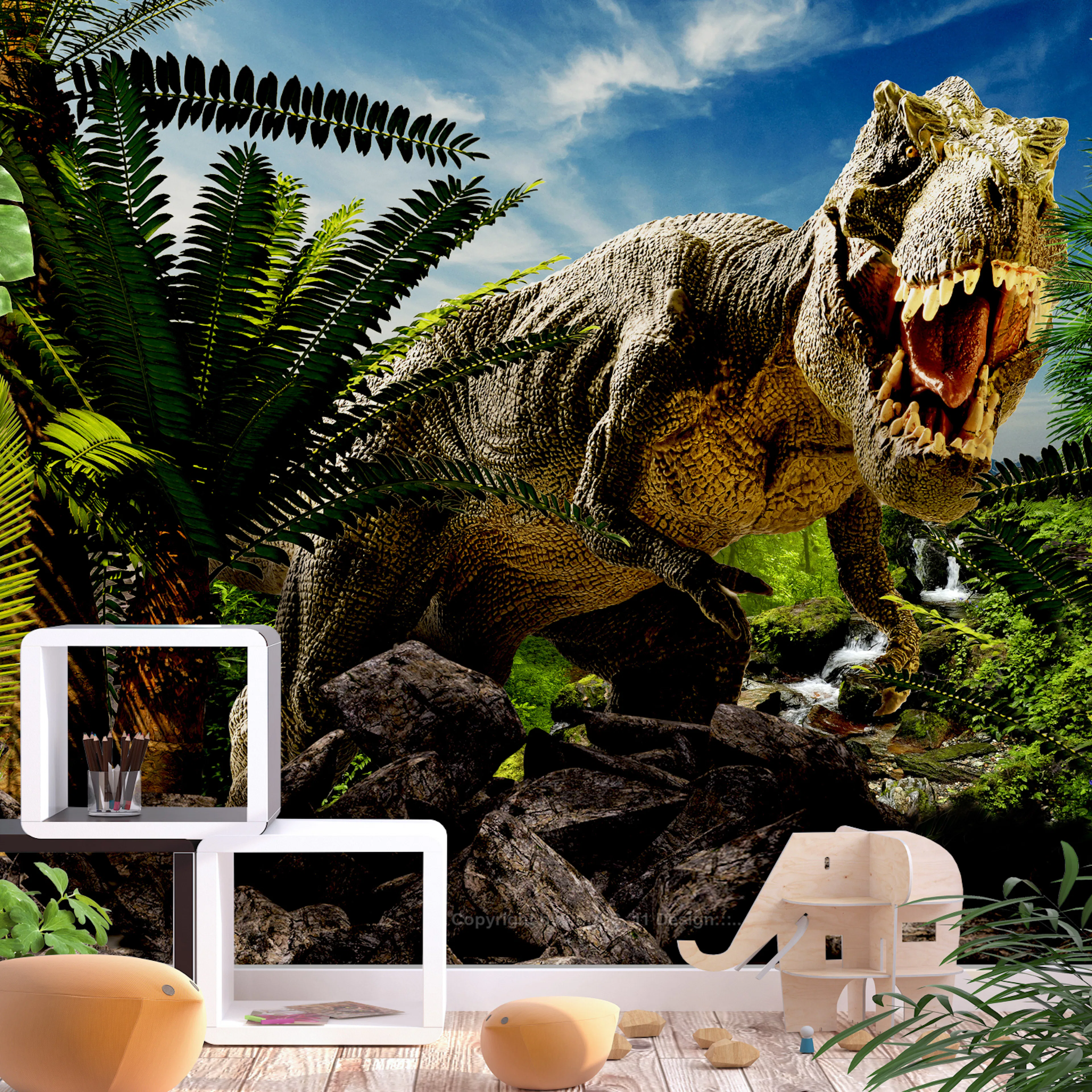 Fototapet Arkiio Angry Tyrannosaur