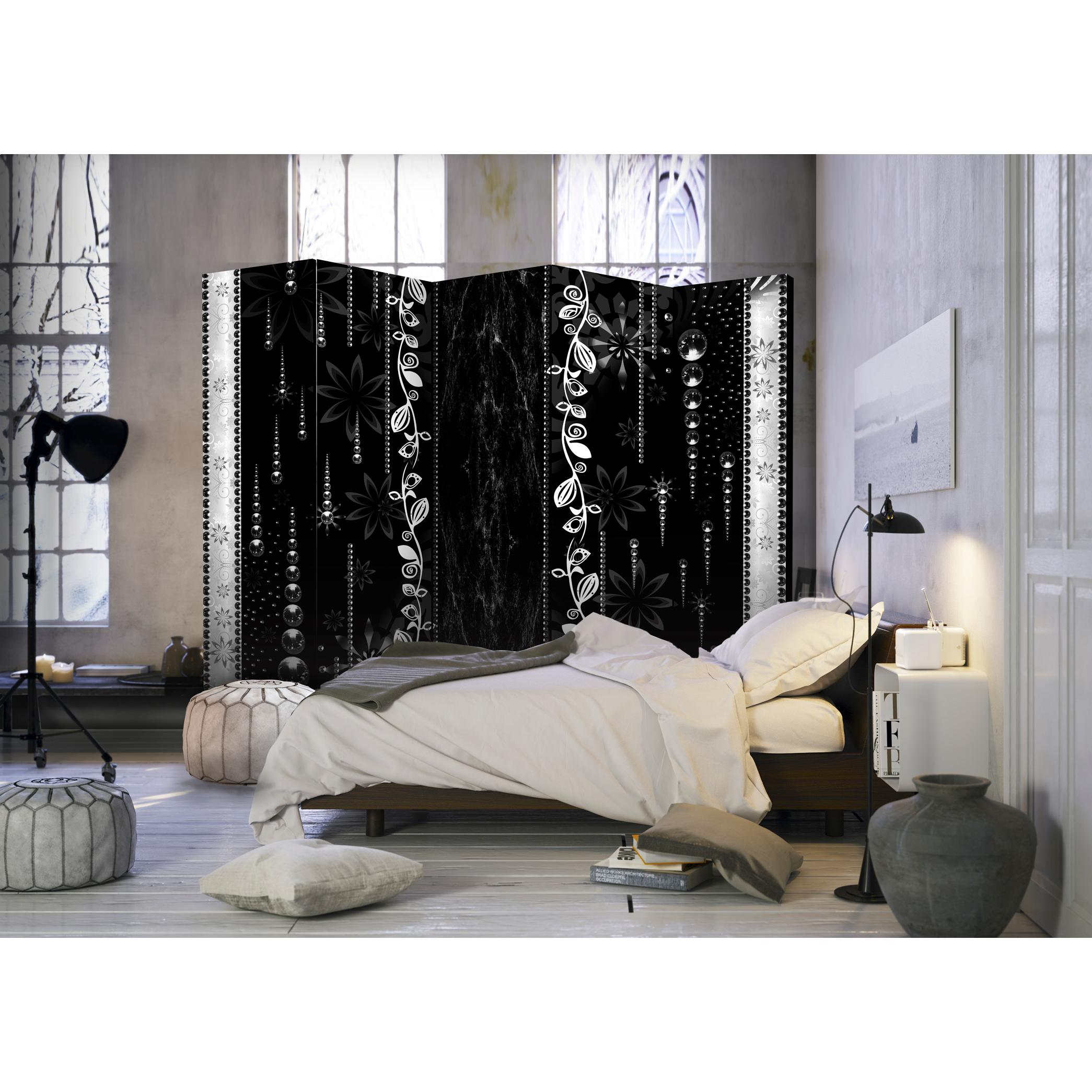 Rumsavdelare Skärmvägg Arkiio Black Elegance II 225x172 cm