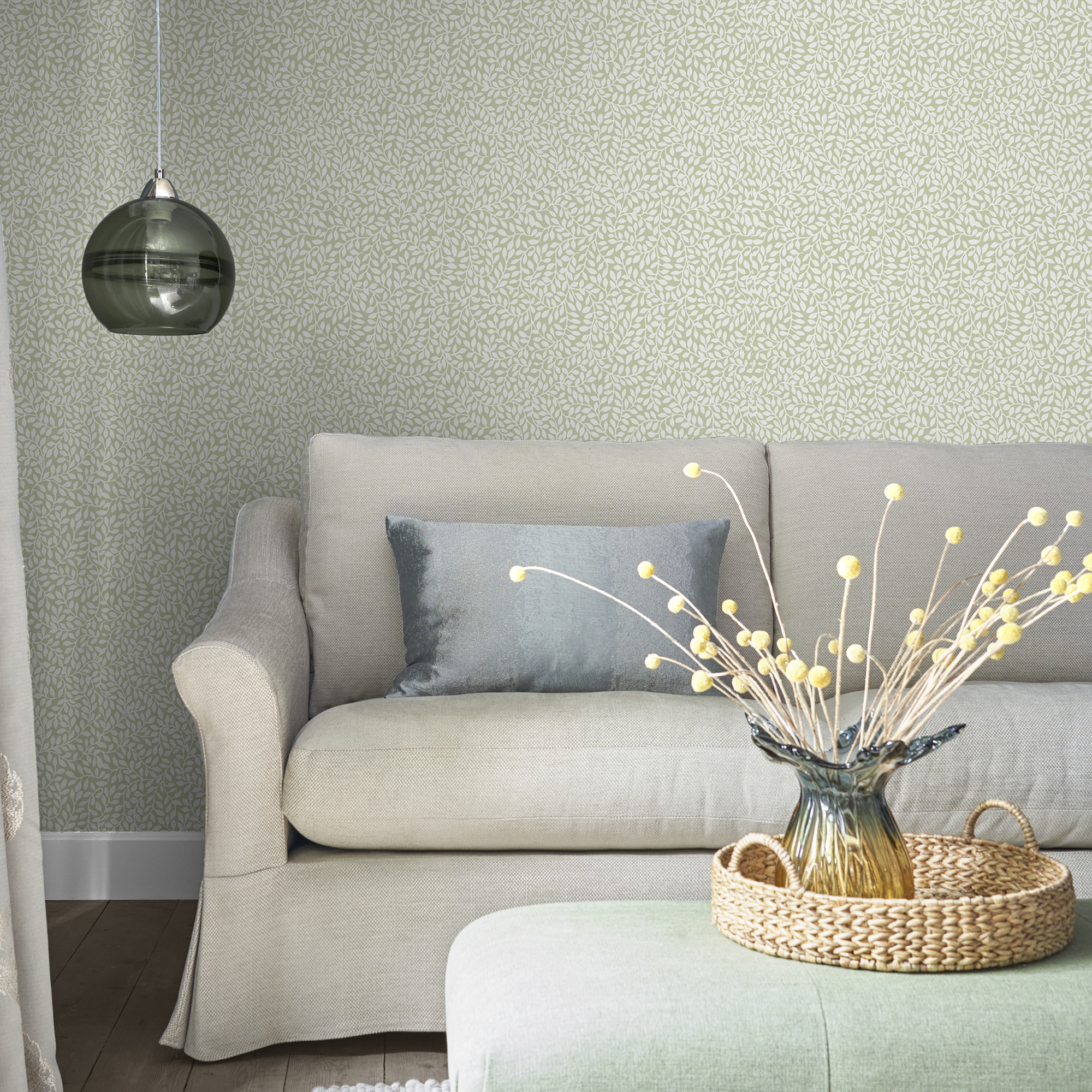 Tapet Laura Ashley Little Vines Hedgerow