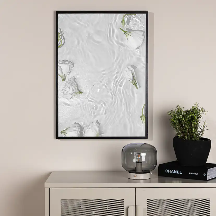 Posters Venture Home White Roses Vit