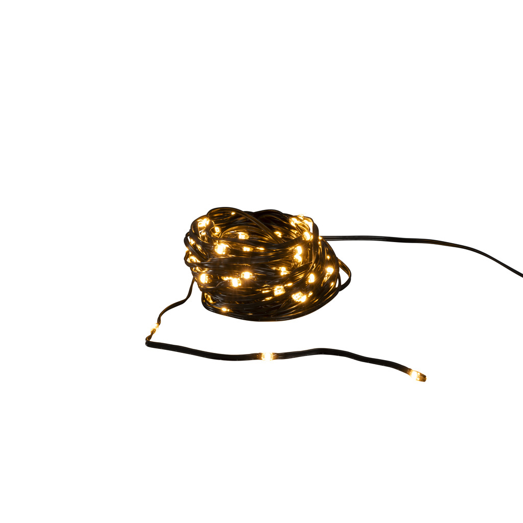 Ljusslinga Gnosjö Konstamide ShineLine 10 meter med 100st LED-lampor Amber Utomhus