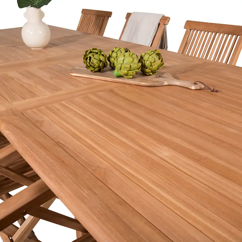 Matgrupp Venture Home Kiara 195/295 med 8 Stolar Med Armstöd