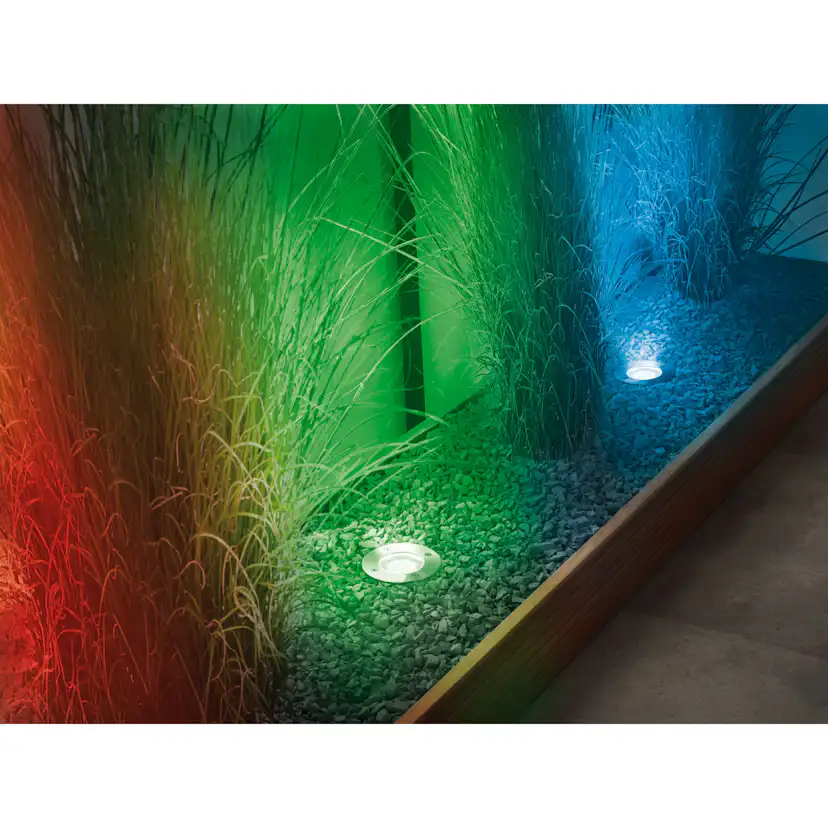 LED Infälld Markbelysning Paulmann Plug & Shine Smart Home Zigbee 3.0 Floor Profil IP67 RGBW+ 3,7W
