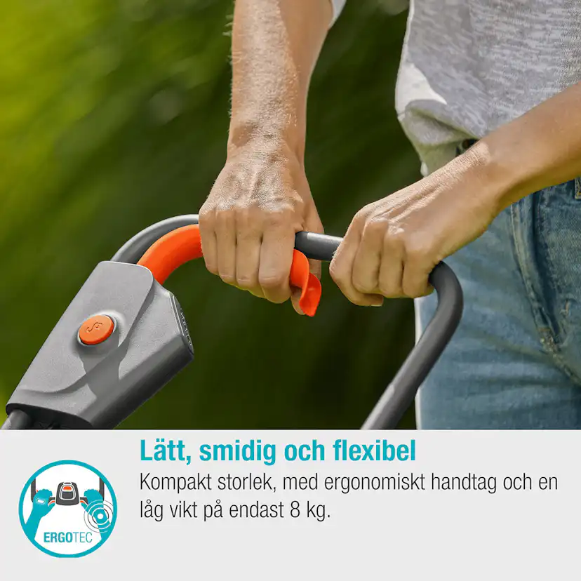 Batterigräsklippare Gardena PowerMax 30/18V P4A med Batteri och Laddare