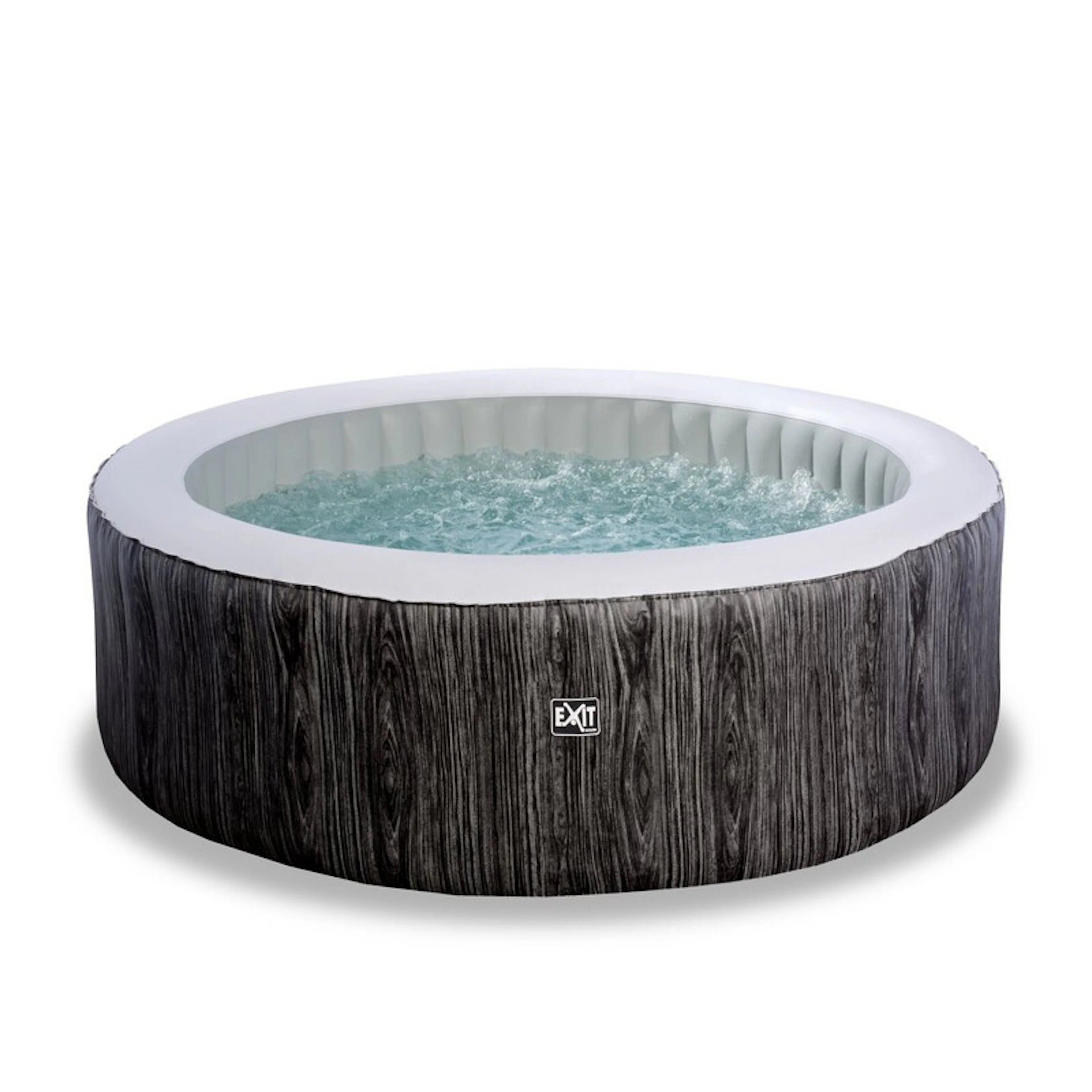 Spabad Exit Toys Deluxe Mörkgrå Uppblåsbar Bubbelpool för 4 Personer 1200L