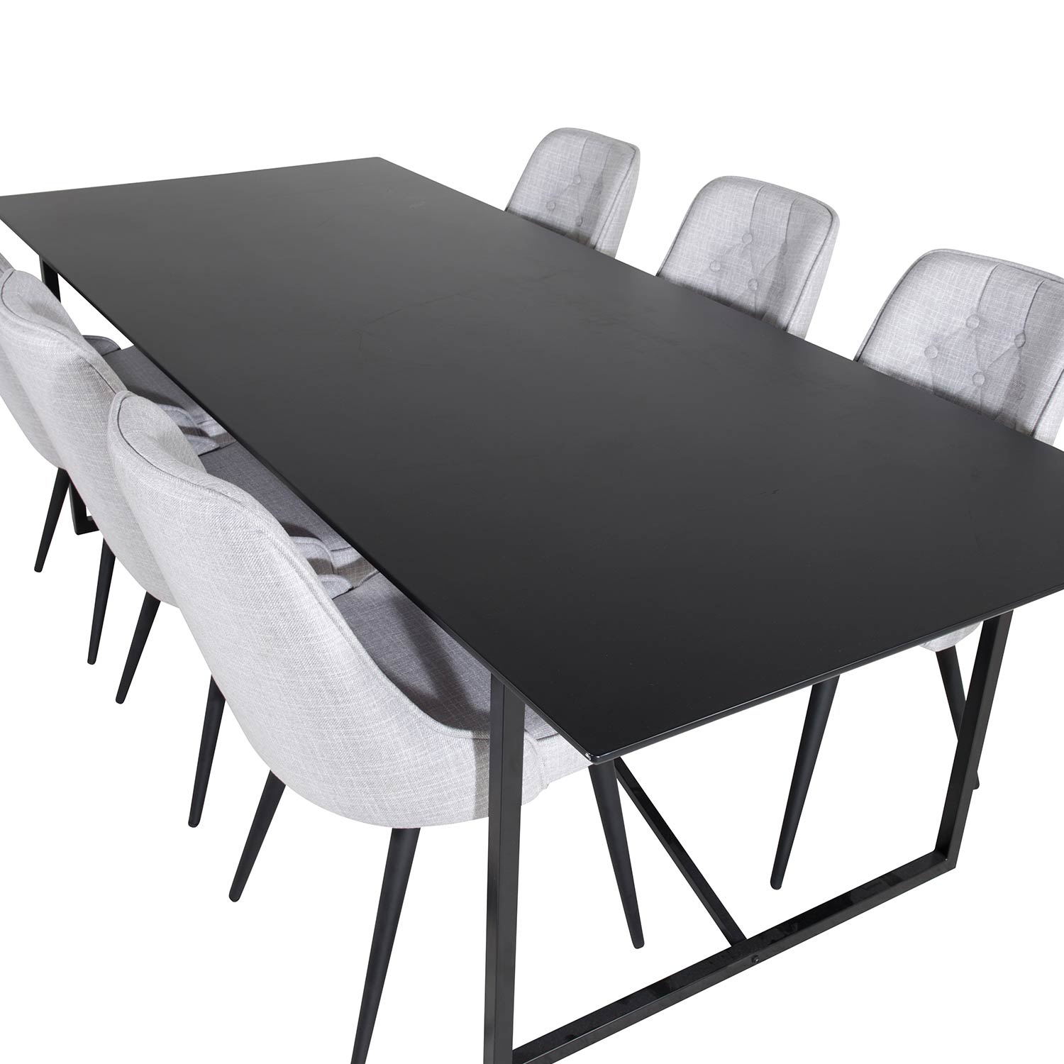 Matgrupp Venture Home Palaba med 6 Vera Stolar Polyestertyg