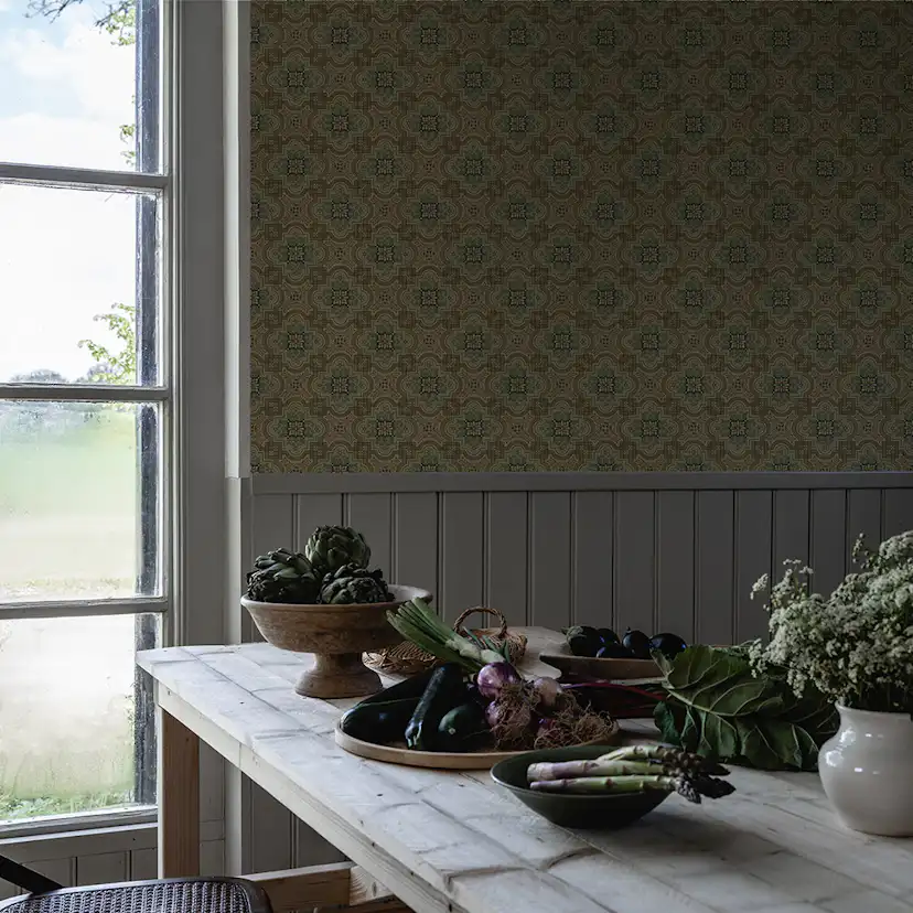 Tapet Duro Gammalsvenska Klassiker 1850-1950 Alnön Beige 517-02