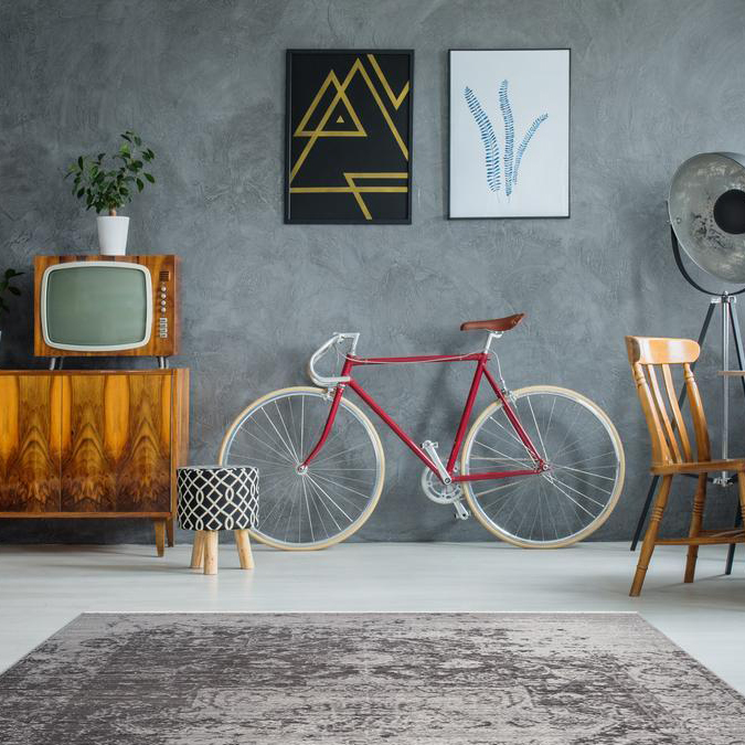 Flatvävd matta D-sign Gandeer Kit Beige/Brun