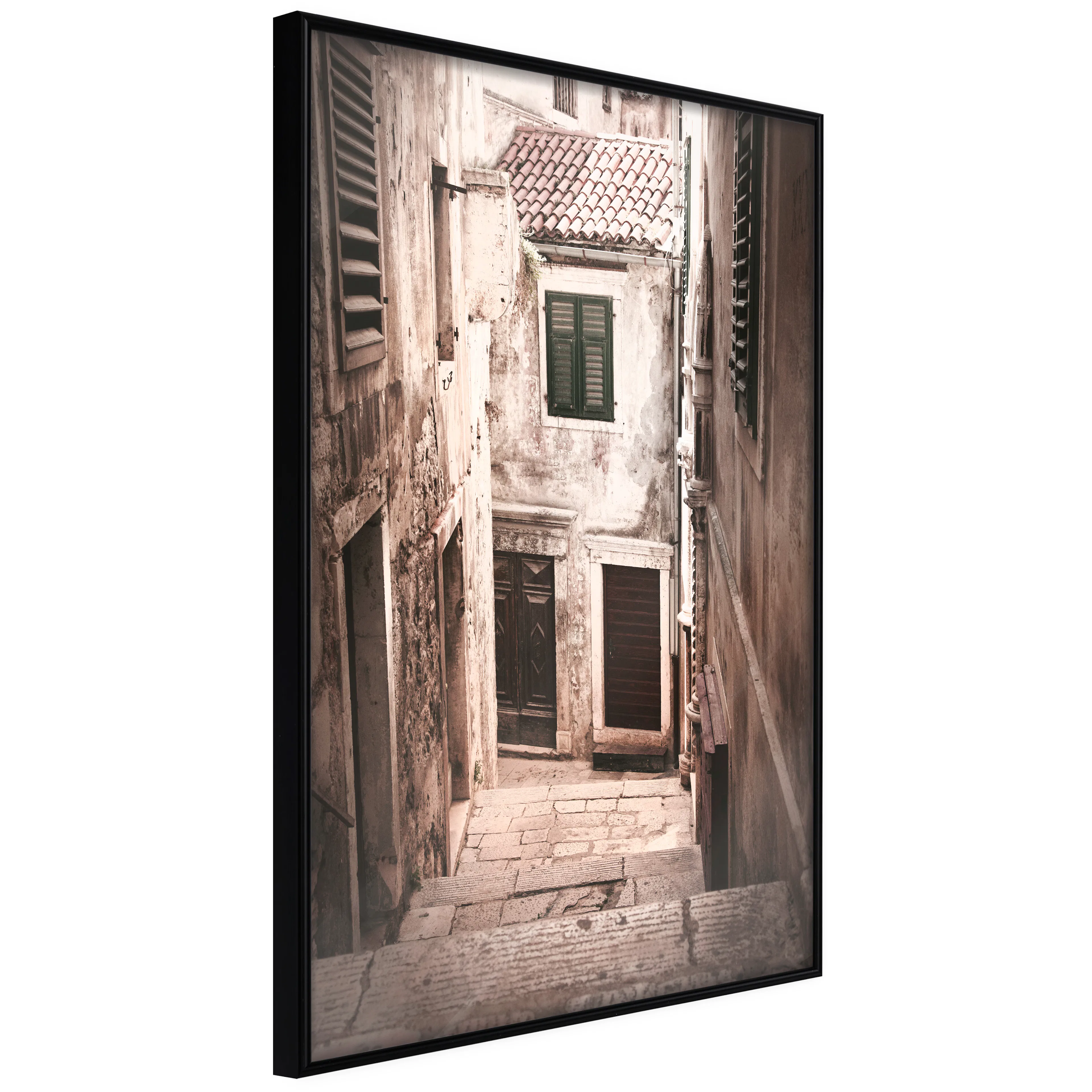 Affisch - Retro Alley [Poster] 30x45 Svart ram, 30x45 cm