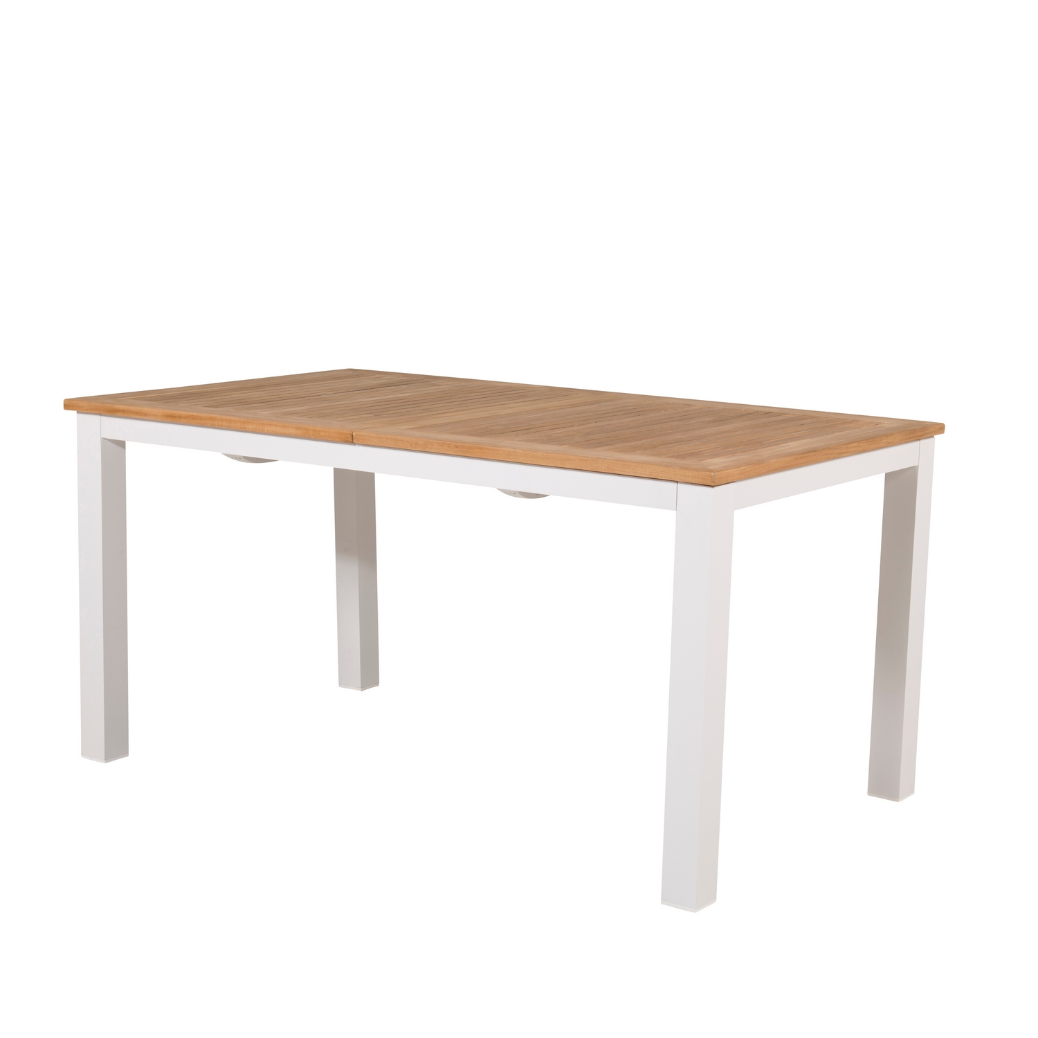 Panama - Table - 152/210*90 - Vit Alu/Teak Vit/Teak