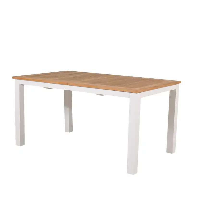 Panama - Table - 152/210*90 - Vit Alu/Teak Vit/Teak