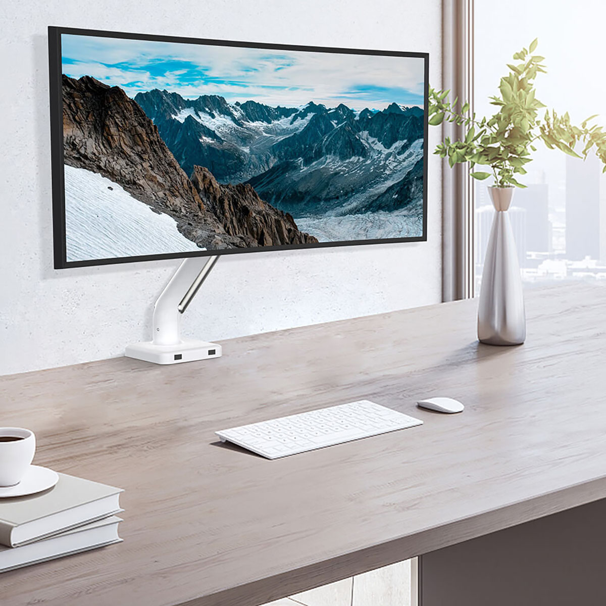 Monitor Arm Desire2 Aluminium upp till 35"