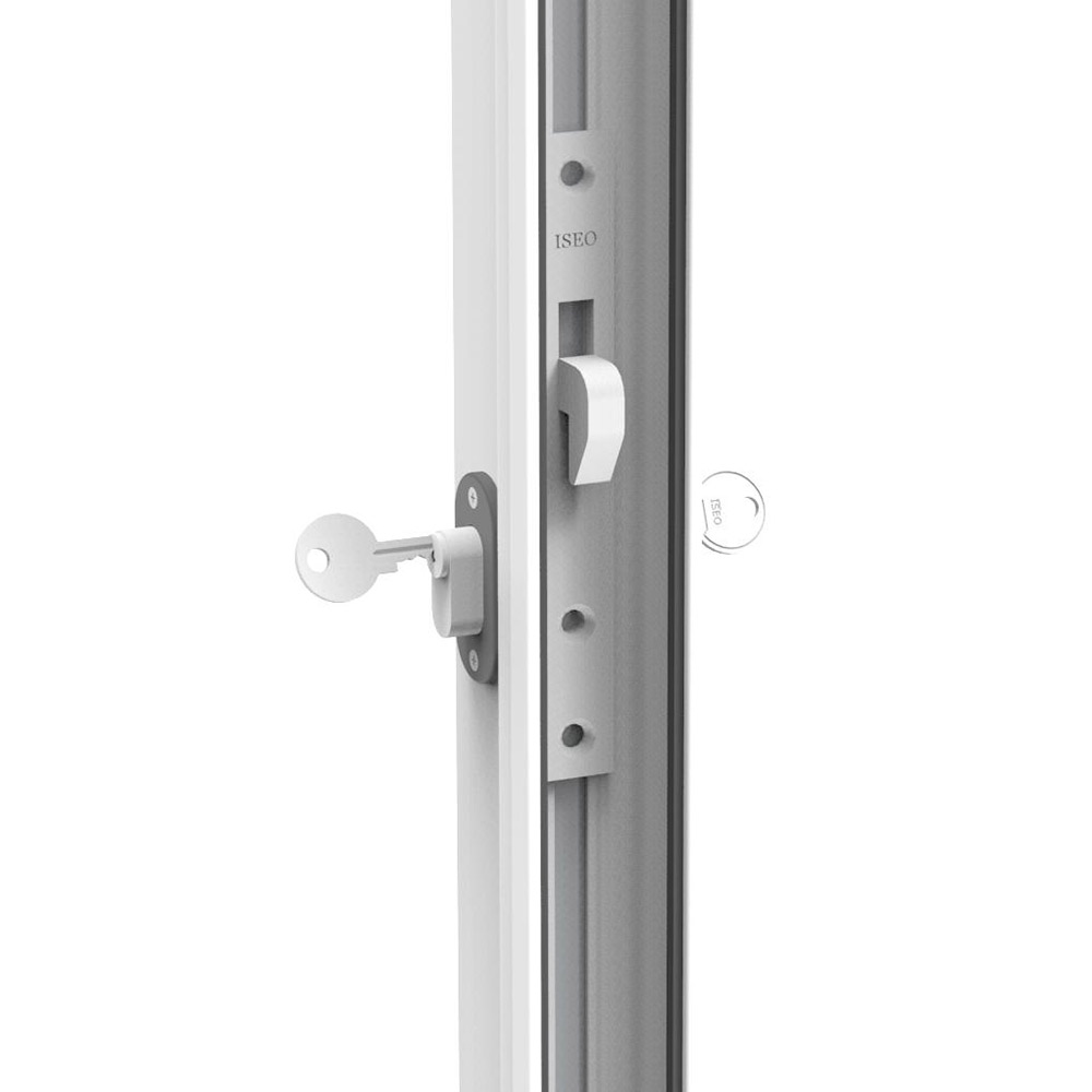 Skjutdörr med Överljus Landskap Robust Vår och Höst 3-del