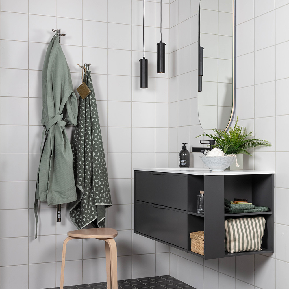 Klinker Arredo Arc Svart 10x10 cm