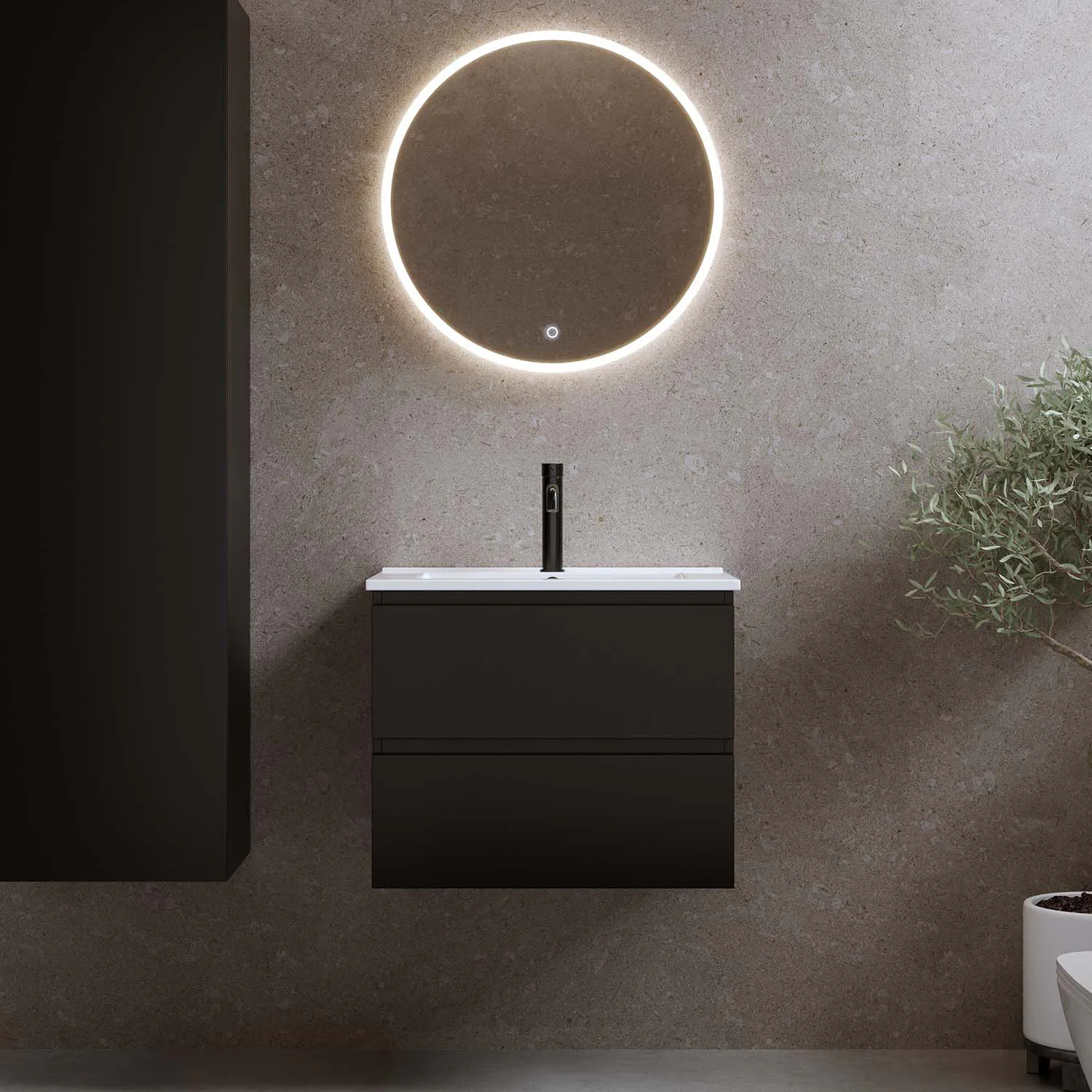 Tvättställsskåp Bathlife Eufori med Tvättställ