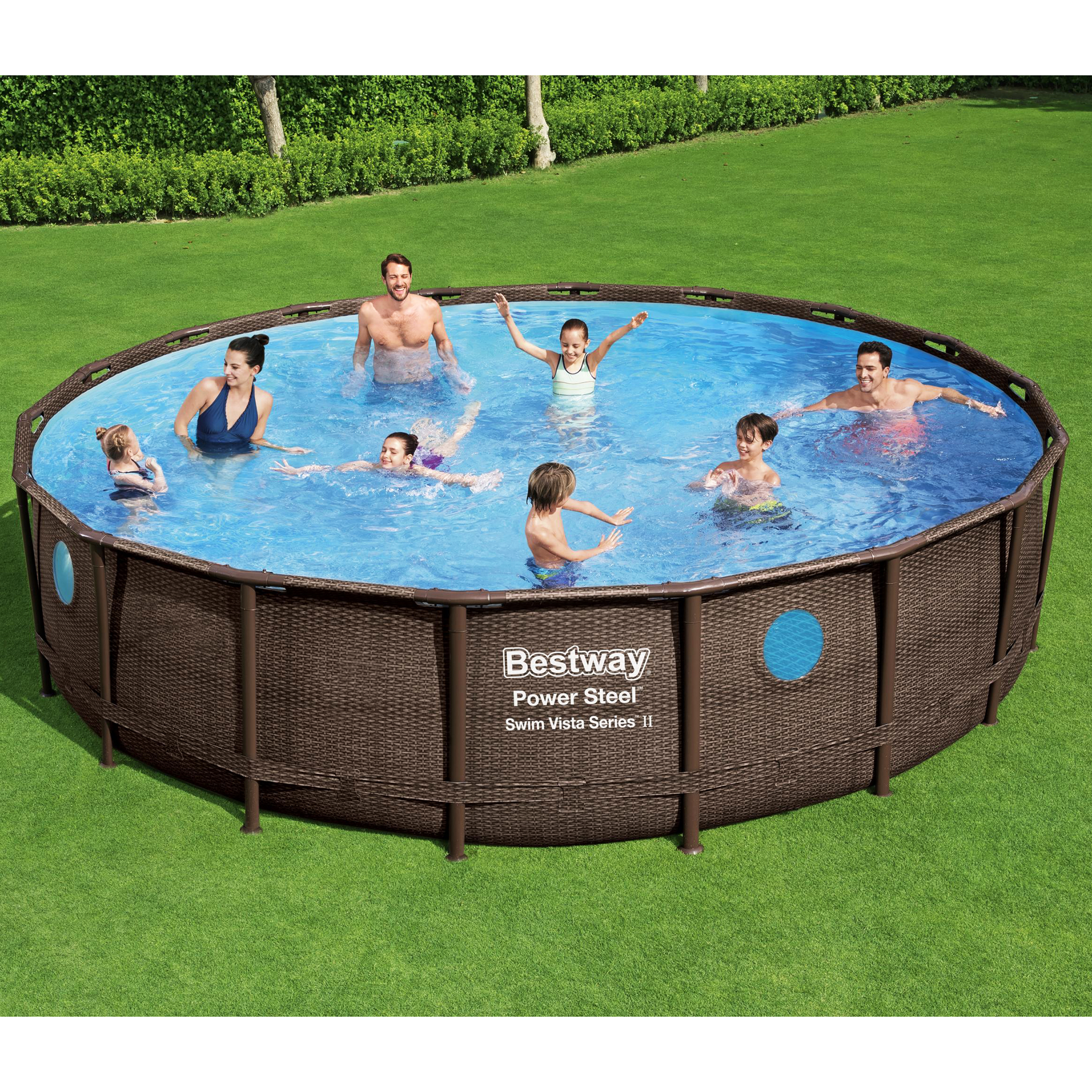 56977 Power Steel Vista  5.49m x 1.22m Pool, rotting 5,49 m