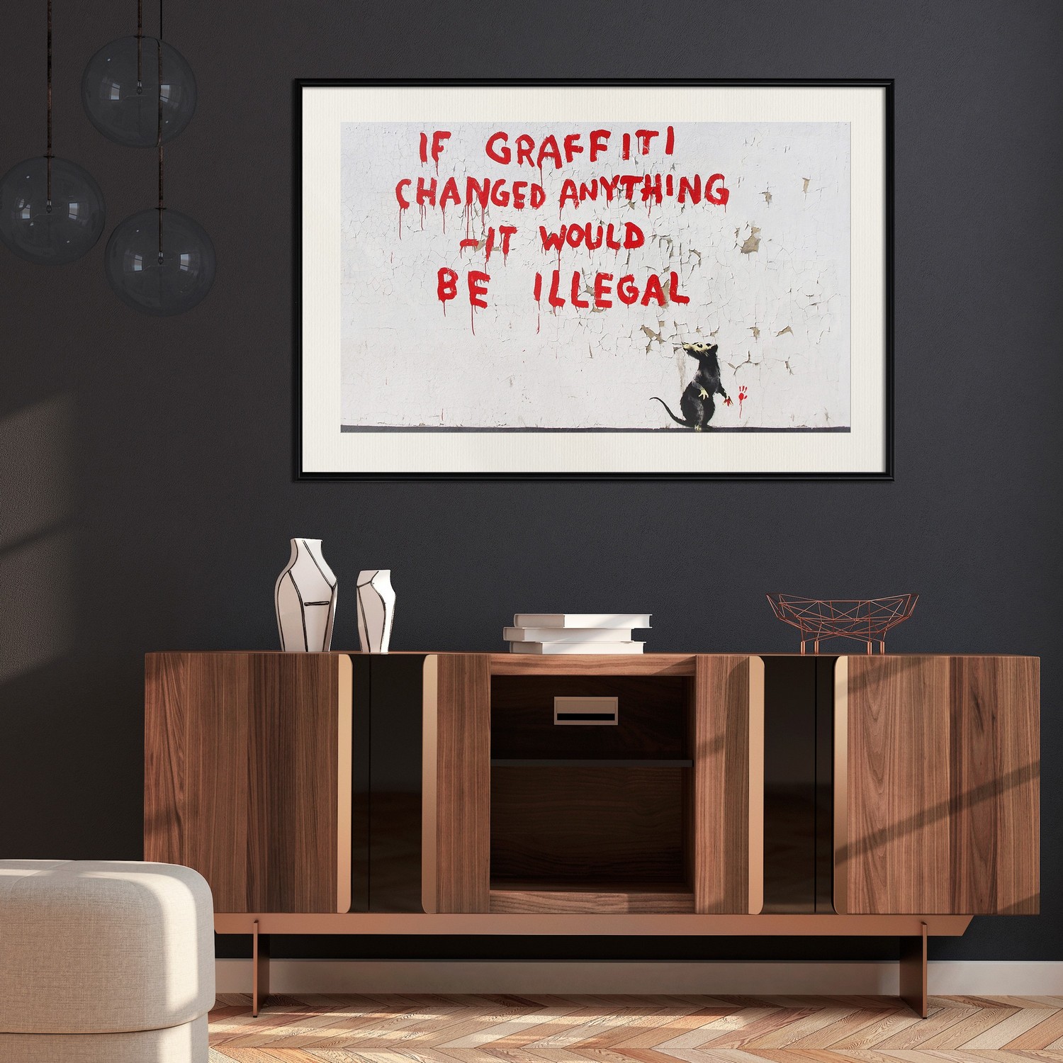 Poster Artgeist Affisch Quotes Graffiti