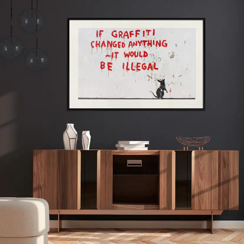 Poster Artgeist Affisch Quotes Graffiti