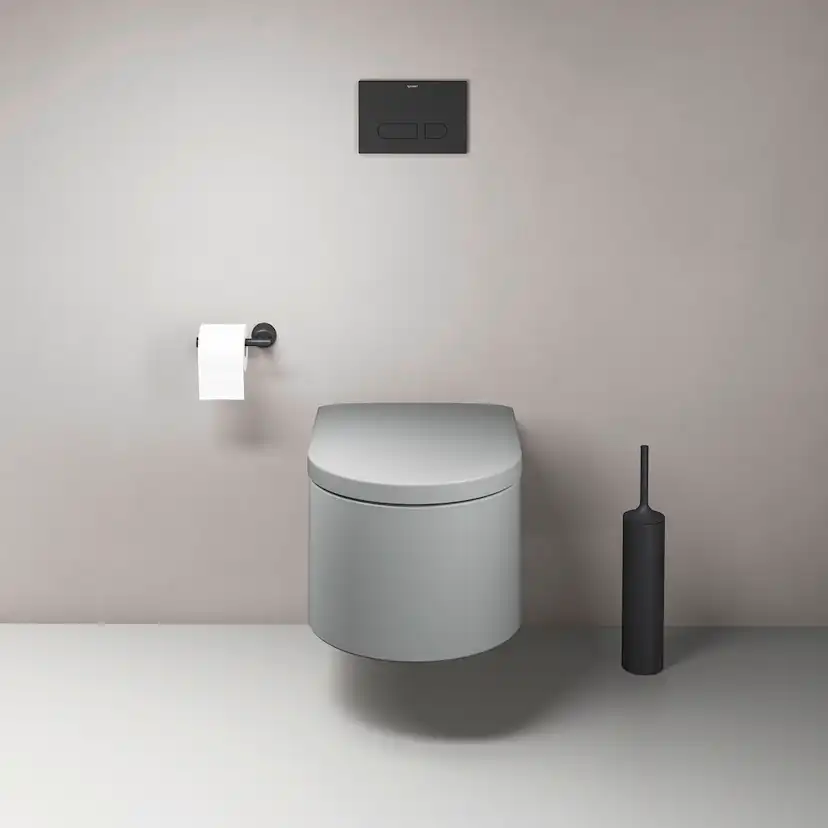WC vägg, Ytterfärg Ljusgrå Matt 570 mm Ljusgrå