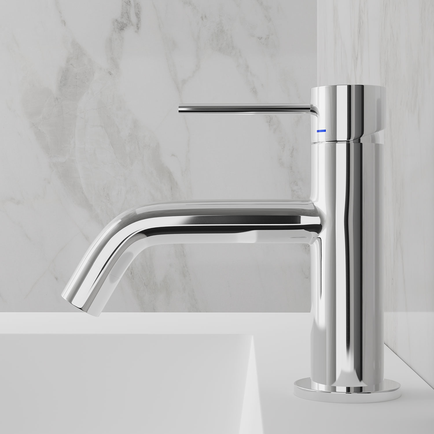 Tvättställsblandare Scandtap Steel Voyage