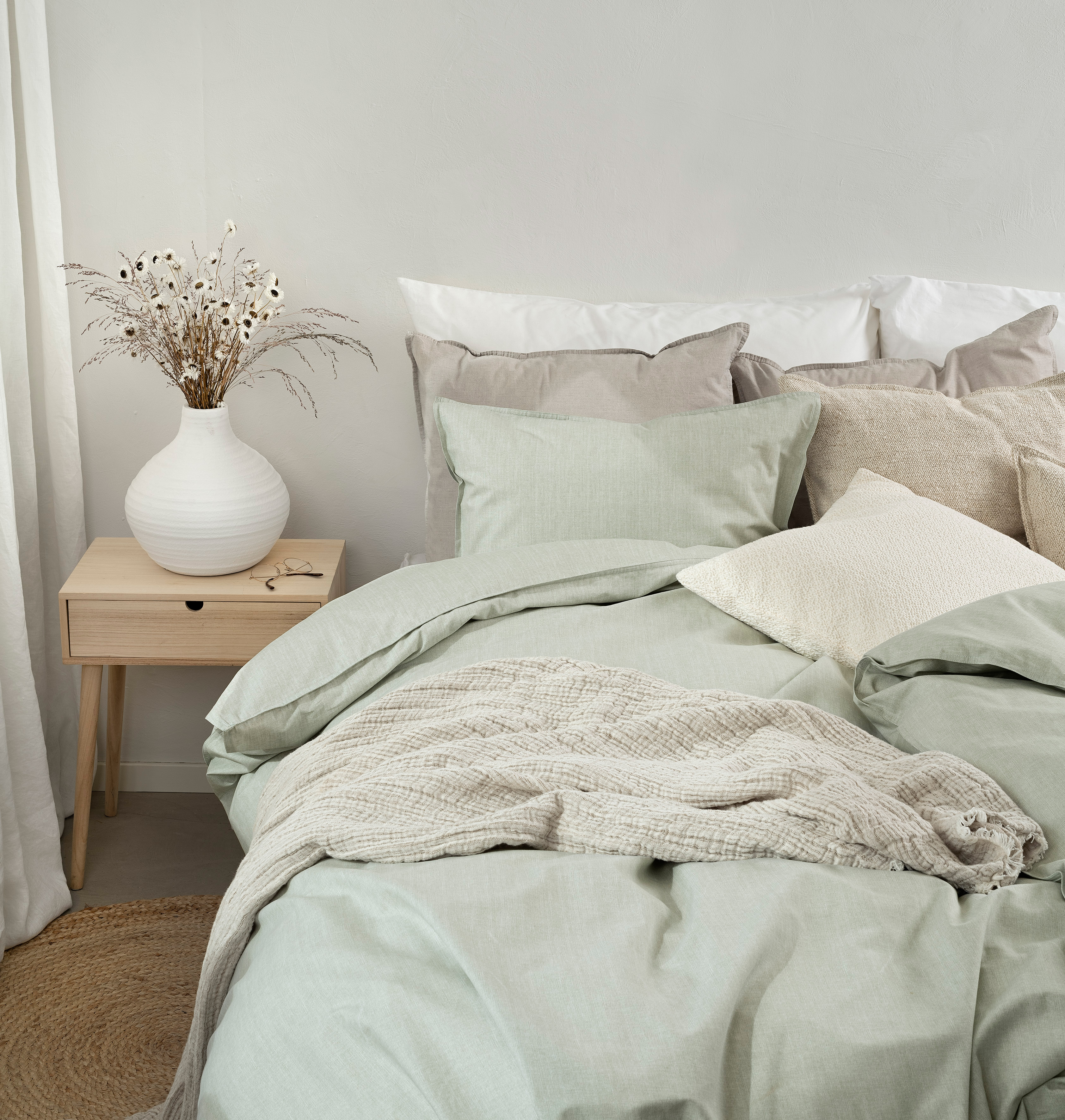 Påslakanset Borganäs of Sweden Chambray