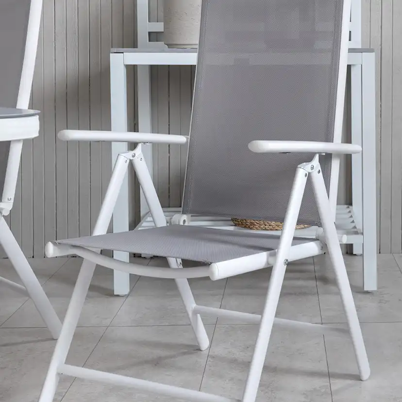 Matgrupp Venture Home Vyn med 4 Bend Matstolar