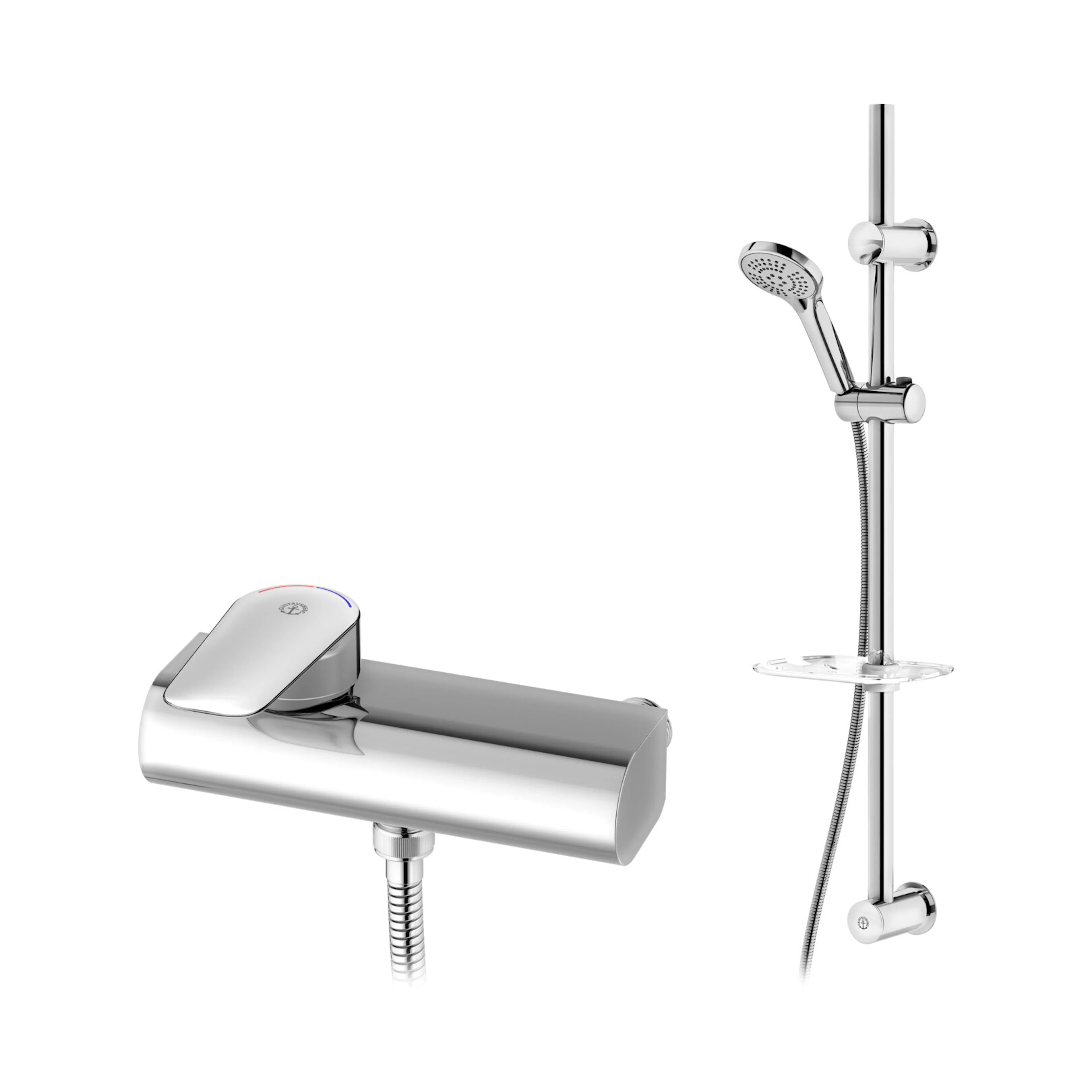 GBG ATLANTIC DUSCHPAKET 1-GR 160CC, MED D-SET 2.1, KROM 160cc