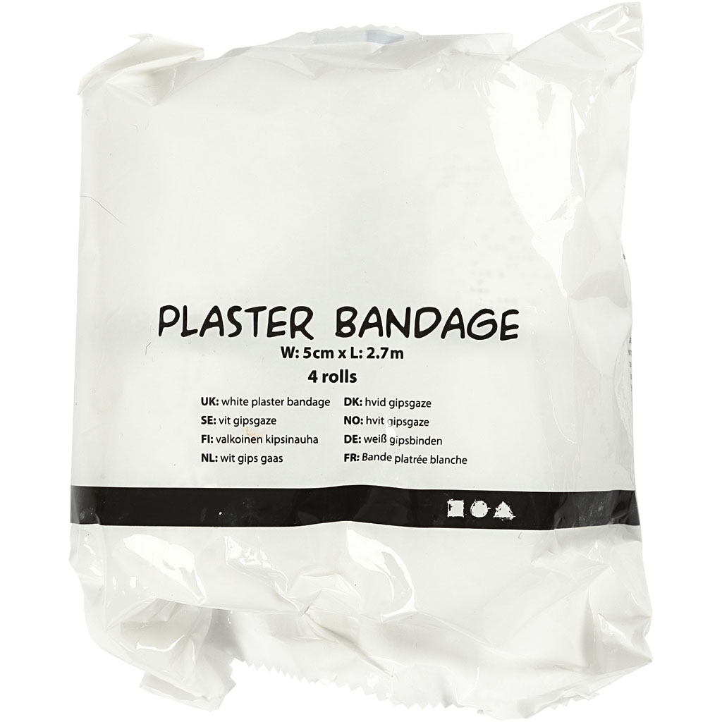 Gipsbindor Creativ Company 5 cm 4 Rl/1 Förp