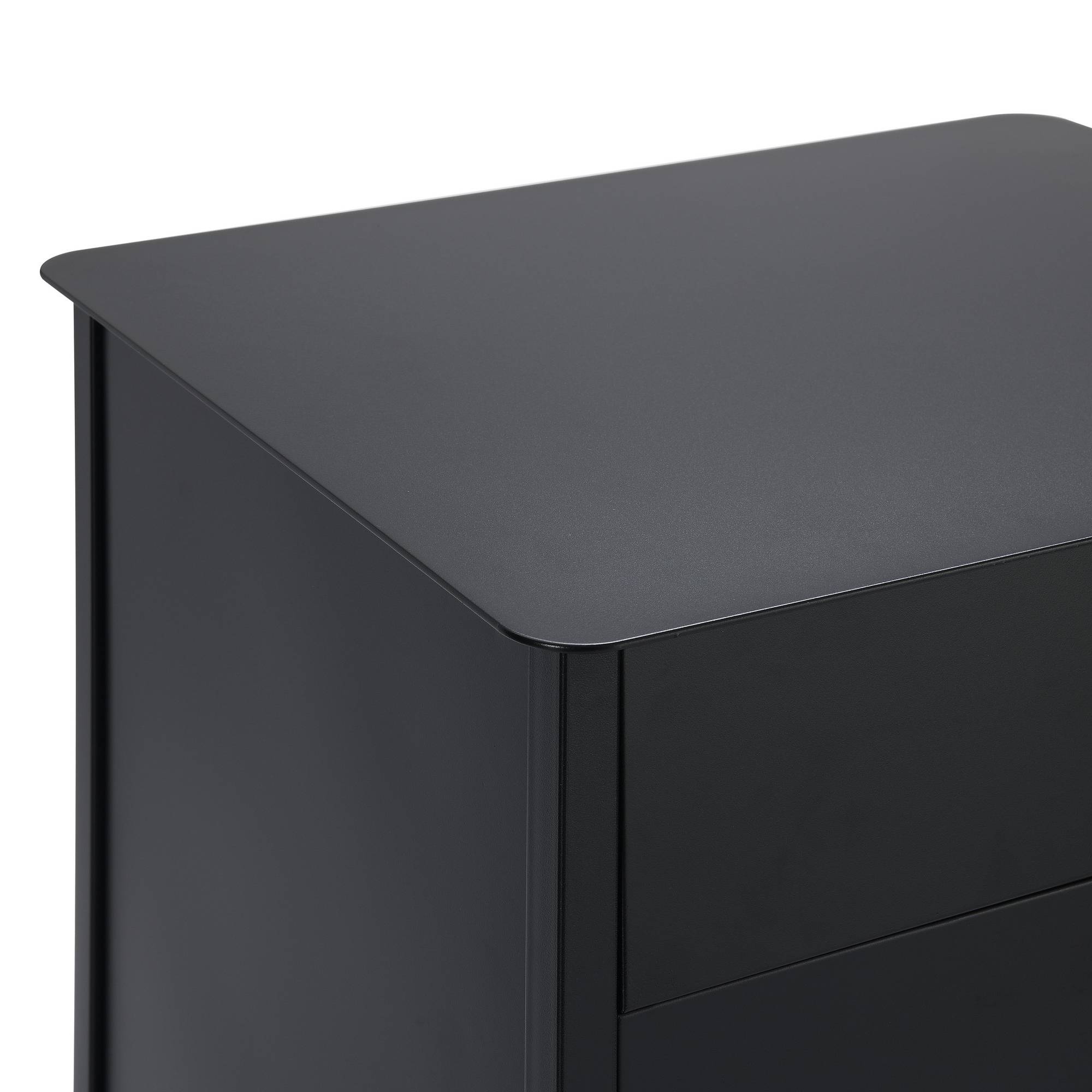 Byrå In Living Benjamin Svart Förvaringsmöbel 50x115x35 cm