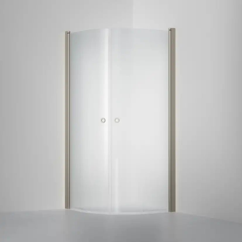 Duschvägg Linc Niagara 800x1000 mm, Frostat Glas, Stone