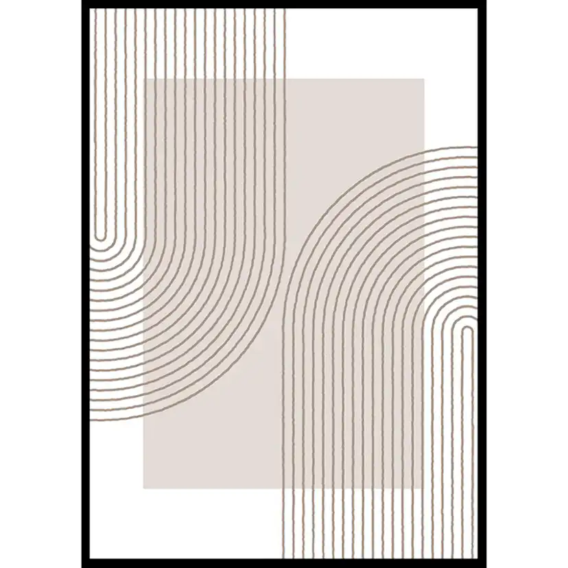 Poster Gallerix Abstract Lined No2