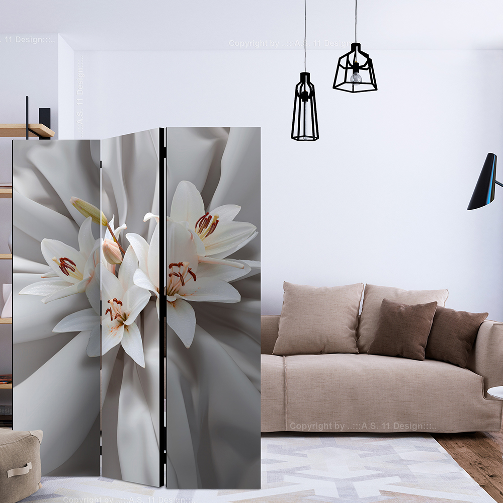 Rumsavdelare Skärmvägg Arkiio Sensual Lilies 135x172 cm