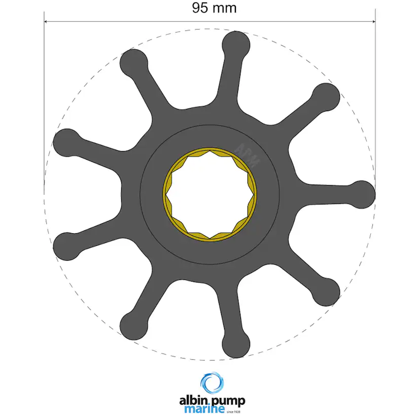 Impeller Albin Group Marine Premium 06-02-027