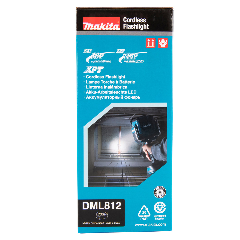 Ficklampa Makita DML812 LXT 18V utan Batteri och Laddare
