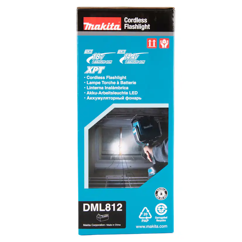 Ficklampa Makita DML812 LXT 18V utan Batteri och Laddare