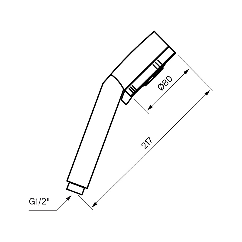 Handdusch Tapwell Majorca ZDOC 070 Krom
