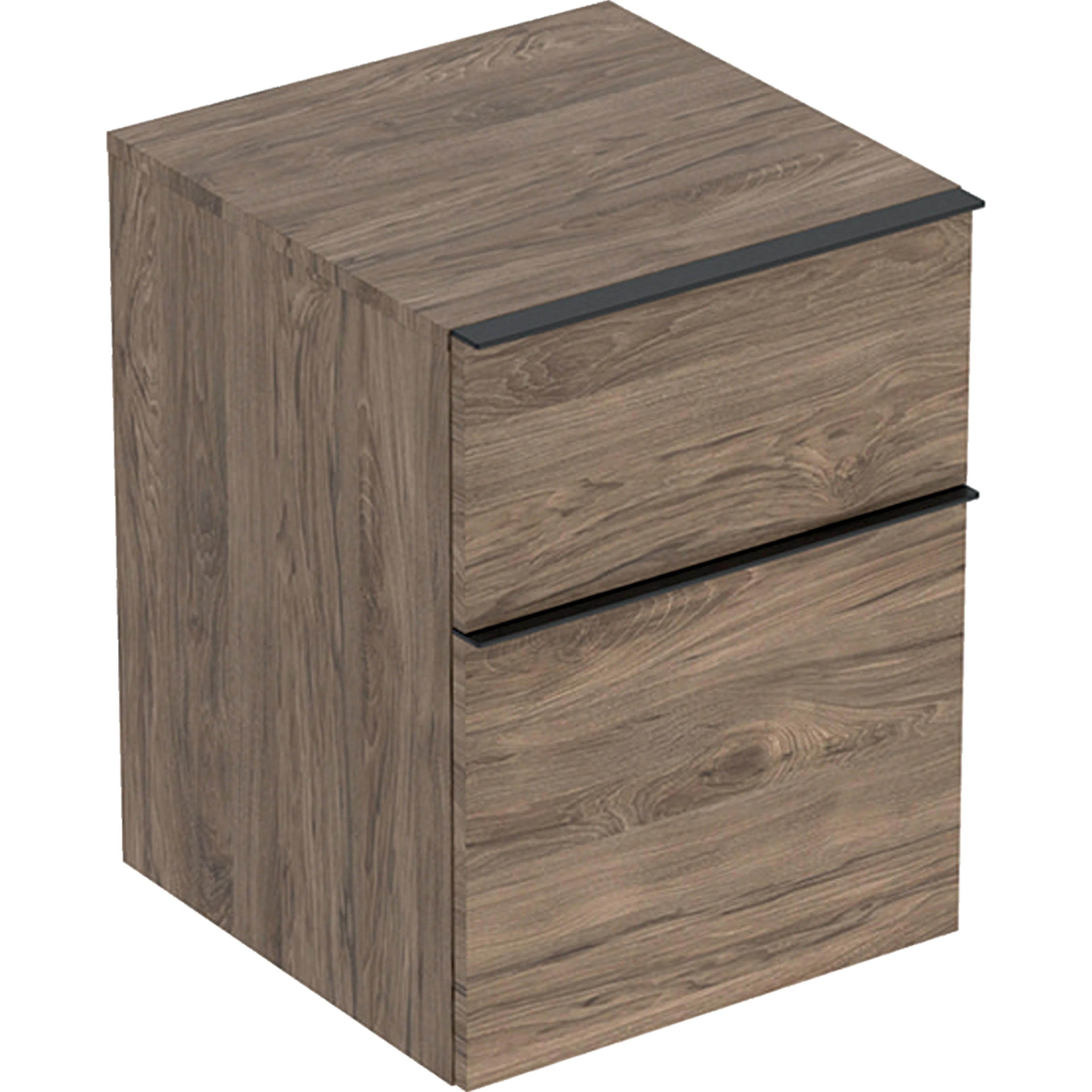 GEBERIT ICON SIDOSKÅP 2L B45 WALNUT TRÄSTRUK MEL/LAVA MATT Valnöt/Lava