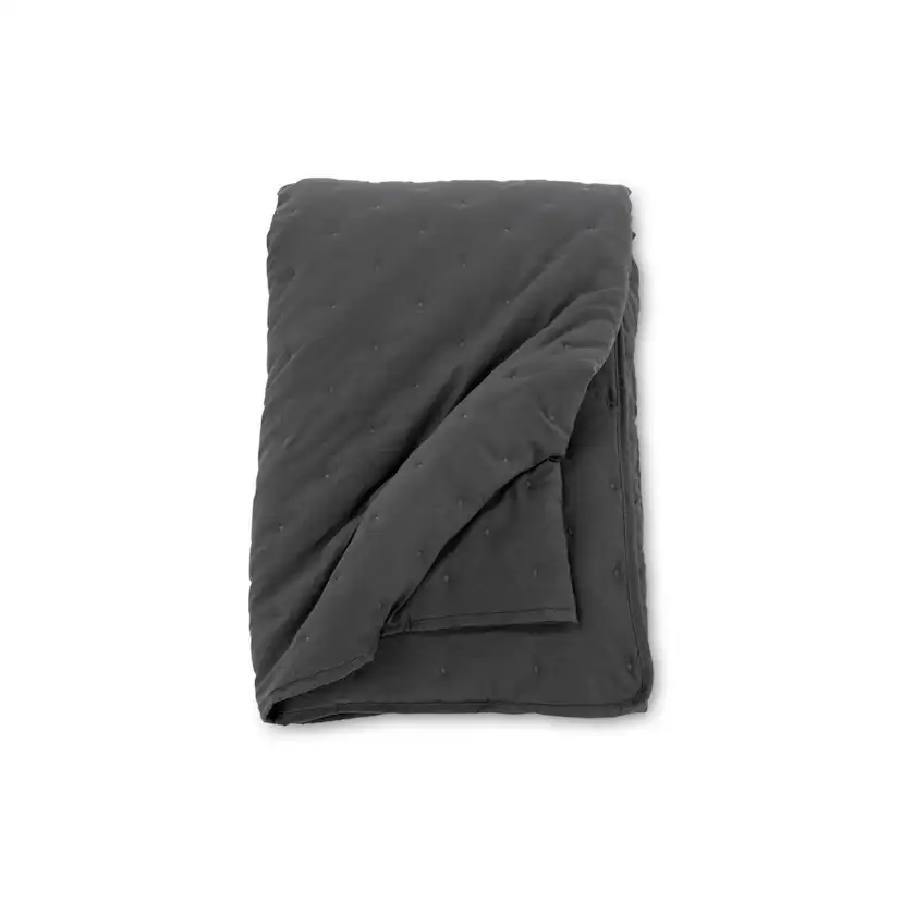 Sally Bedspread Microfiber - Antracit / - 260*260 Antracit, Mått: 260x260 cm