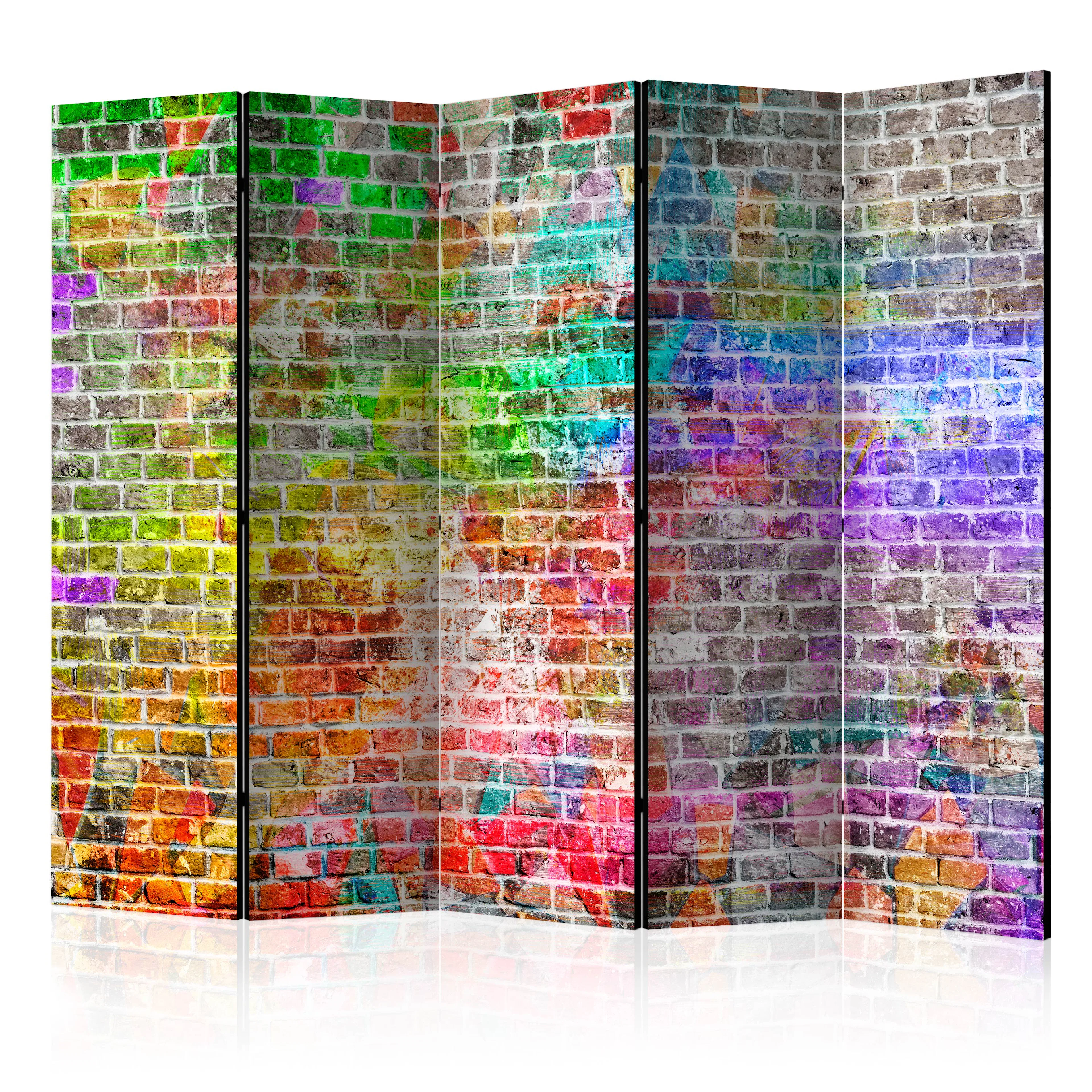 Rumsavdelare Skärmvägg Arkiio Rainbow Wall II 225x172 cm