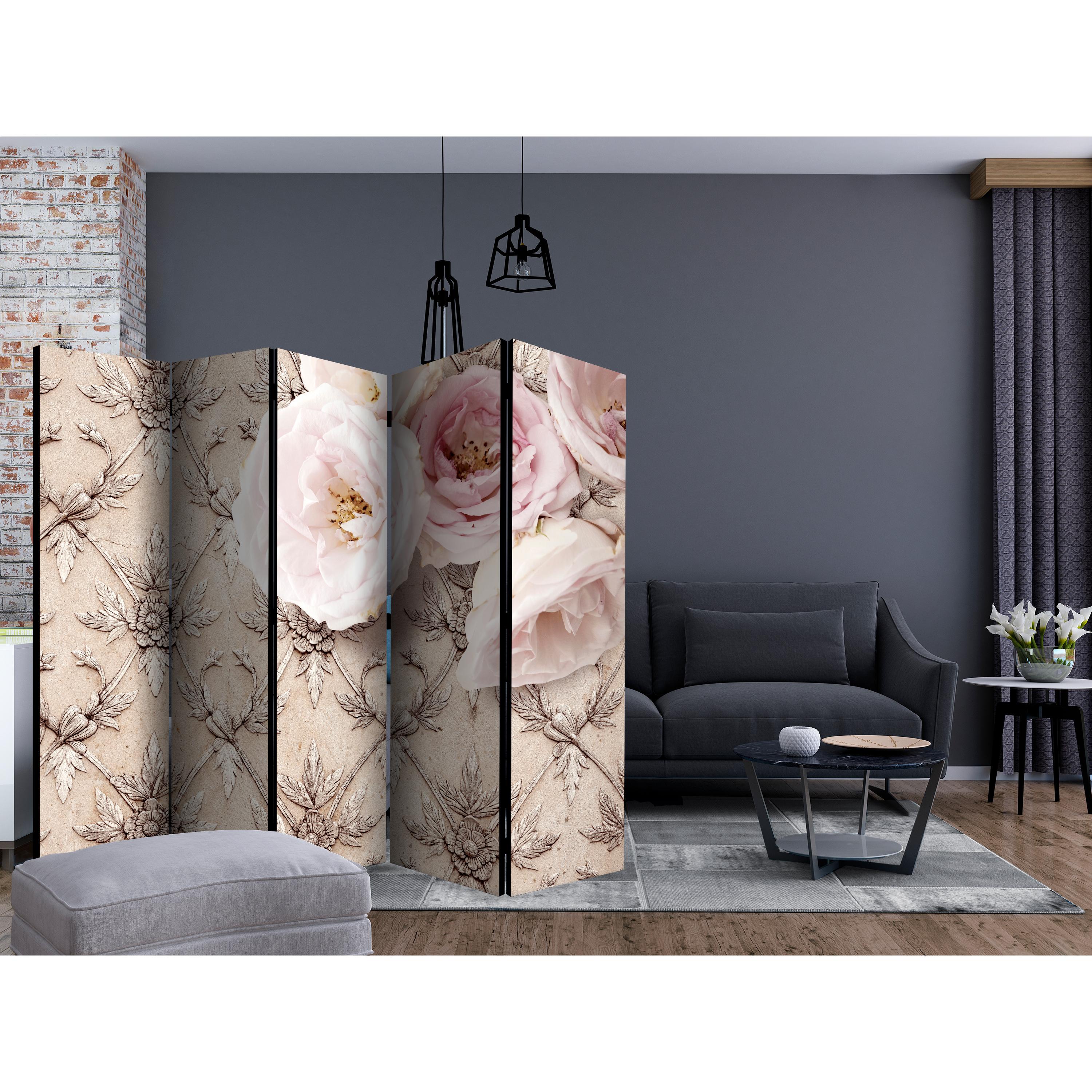 Rumsavdelare Skärmvägg Arkiio Romantic Beige II 225x172 cm