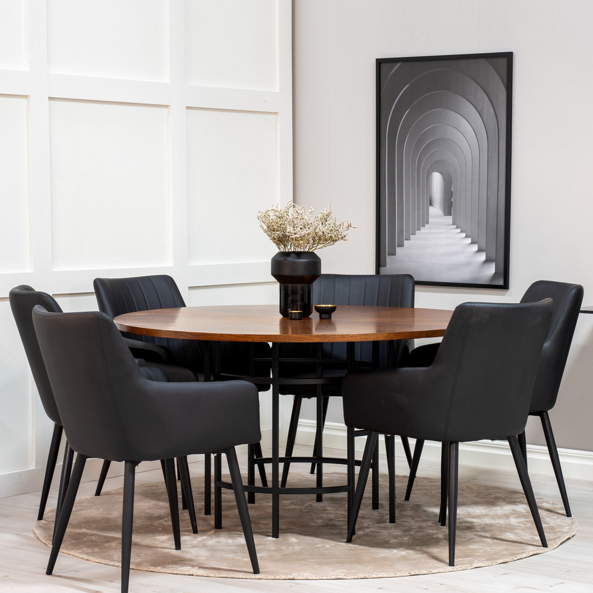 Matgrupp Venture Home Copenhagen med 6st Comfort Stolar