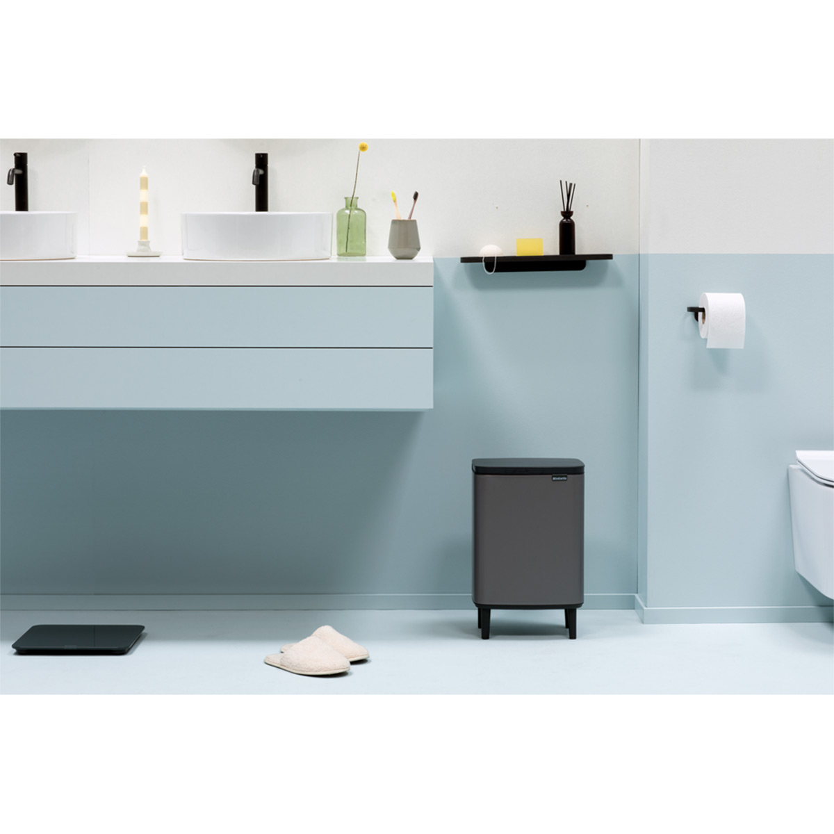 Papperskorg Brabantia Bo Hög 12 L