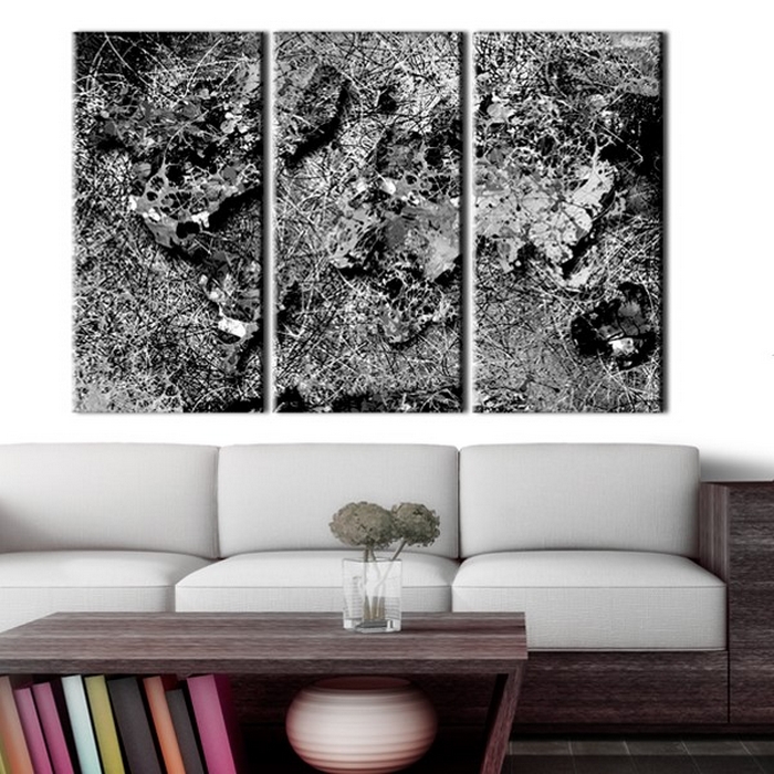 Tavla Arkiio  World Map Grey Thread