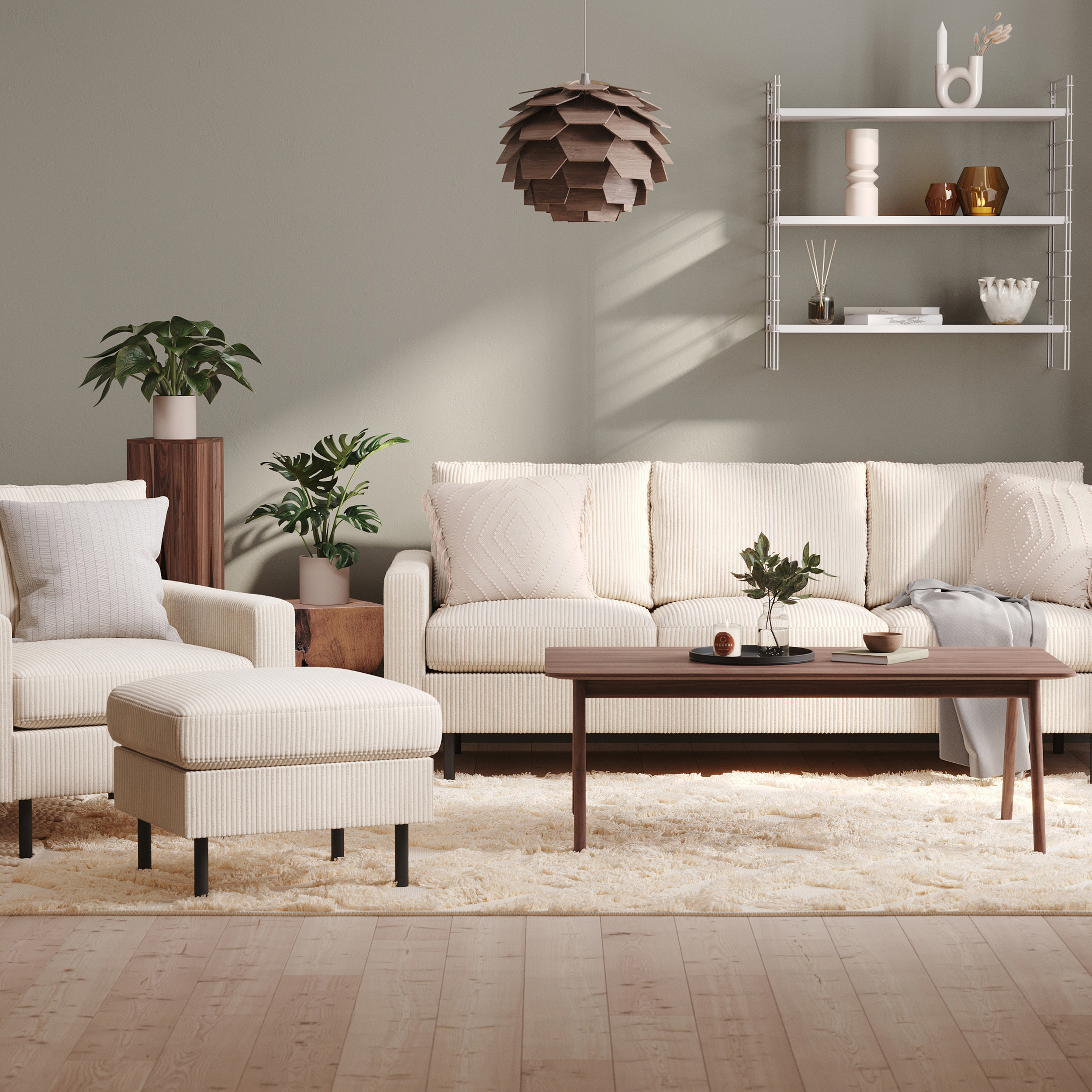 Soffa Scandinavian Choice Peppe 3-sits