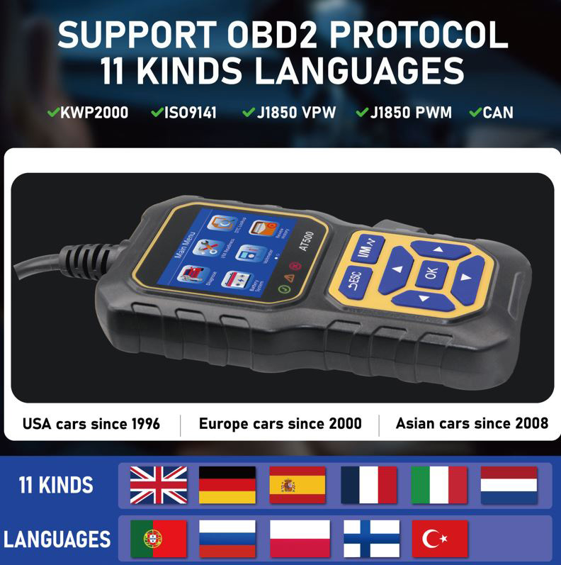 Felkodsläsare heed OBD II Pro 3,2″ Till Bil Elektronisk
