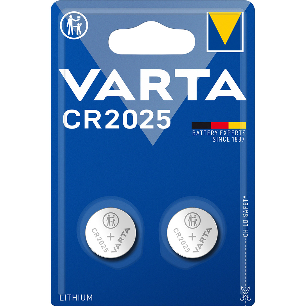 Batteri VARTA Litium CR2025 2-Pack