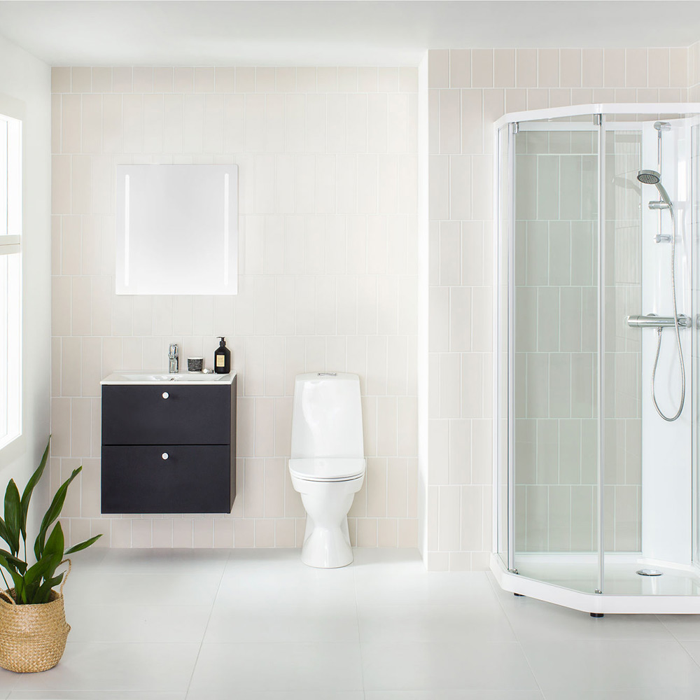 Duschkabin Ifö Showerama Classic Pentagonal