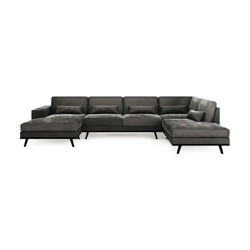 U-Soffa Scandinavian Choice Copenhagen Sammet