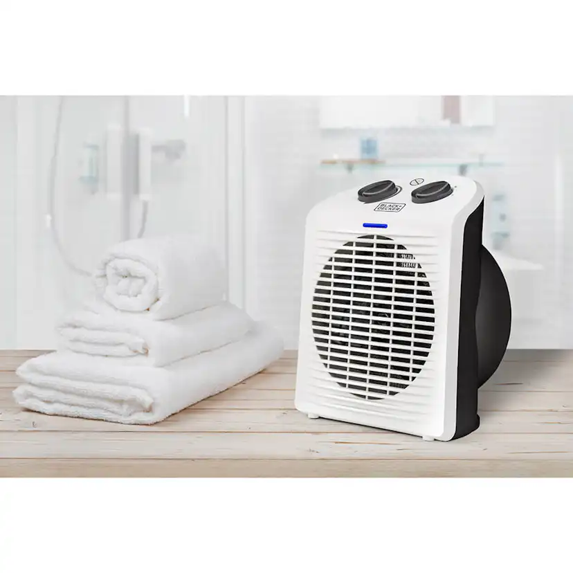 Värmefläkt Black+Decker 2000W Vit
